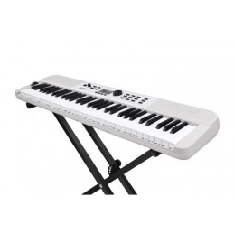 Image d'un clavier portable, NEK-110 61 touches, de couleur blanc, de la marque Nux