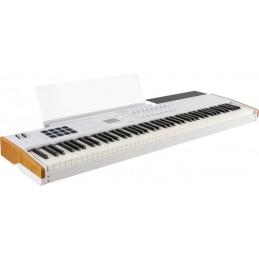 Image d'un Contrôleur MIDI KeyLab MK3 88, de couleur blanc,  de la marque Arturia