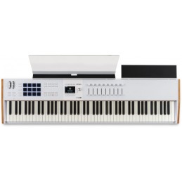 Image d'un Contrôleur MIDI KeyLab MK3 88, de couleur blanc,  de la marque Arturia