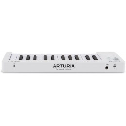 Image d'un Clavier Maitre MicroLab MK3, de couleur blanc,  de la marque Arturia