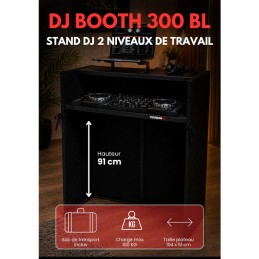 Image d'un Stand DJ DJ Booth 300 BL, de la marque Yourban DJ