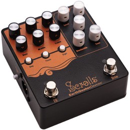 Image d'une pédale Overdrive Scrolls, de la marque Earthquaker Devices