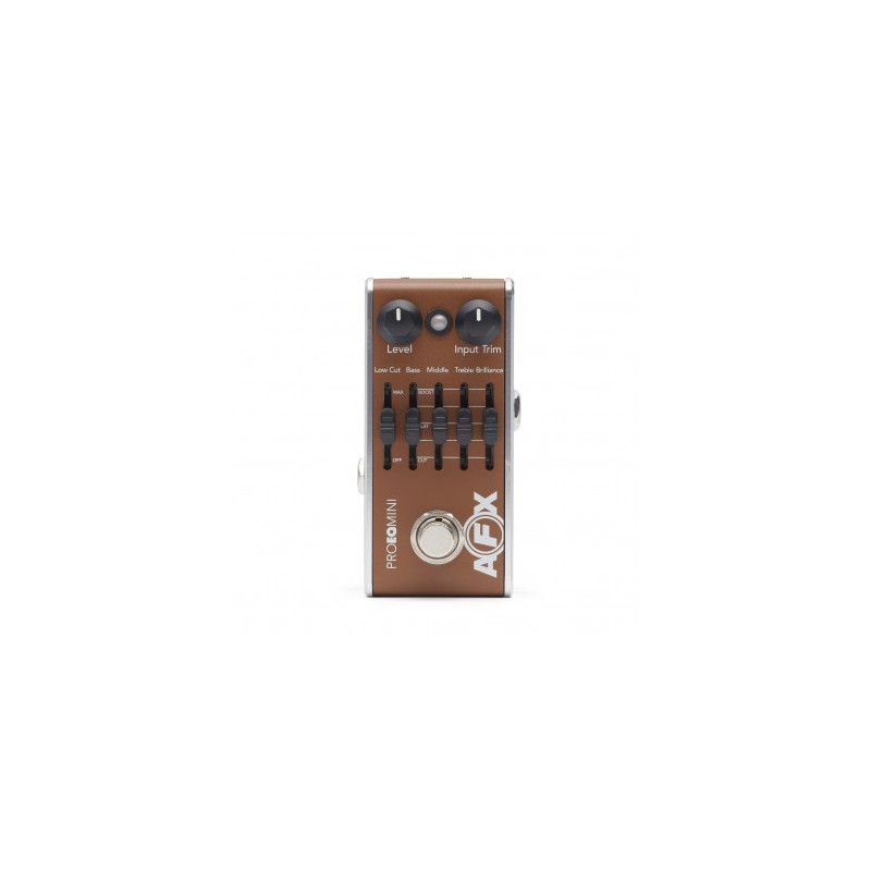 Image d'une Pédale Préampli AFX Pro EQ Mini Acoustic, de la marque Fishman