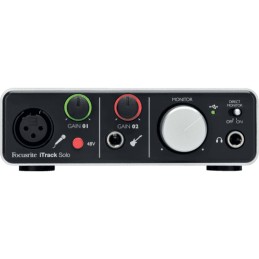 Image d'une Interface Audio iTrack Solo Lightning, de la marque Focusrite