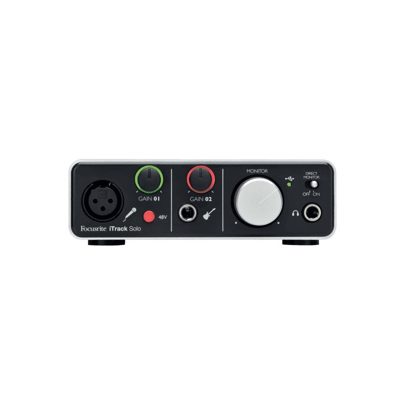 Image d'une Interface Audio iTrack Solo Lightning, de la marque Focusrite
