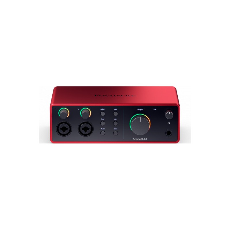 Image d'une Interface Audio Scarlett 4i4 4ème Génération, de la marque Focusrite