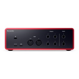 Image d'une Interface Audio Scarlett 4i4 4ème Génération, de la marque Focusrite