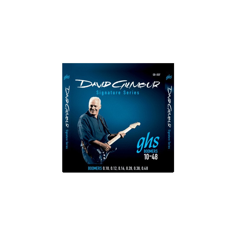 Image de Cordes Guitare Électrique 10-48 Signature David Gilmour, de la marque GHS