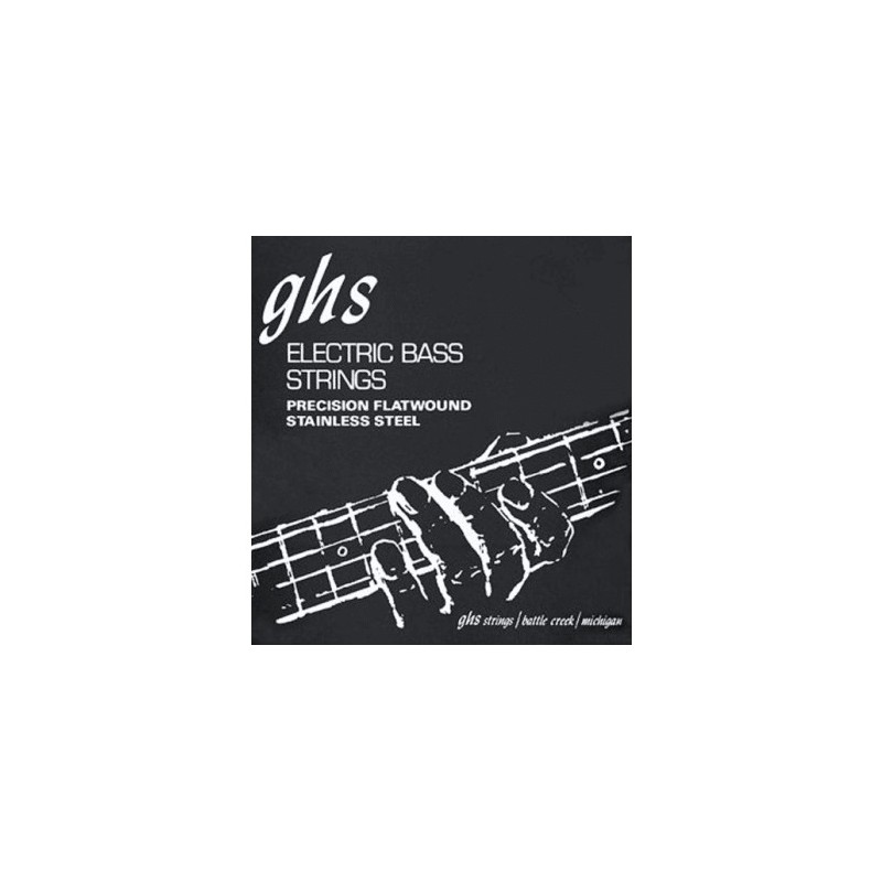 Image de Cordes Filet Basse Électrique Precision Flats Medium 45-105 GHS