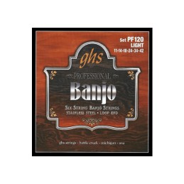 Image de Cordes Banjo PF120 Light, de la marque GHS