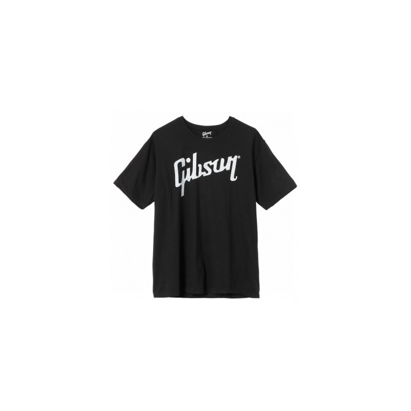 Image d'un T-shirt Logo Gibson Noir, de la marque Gibson