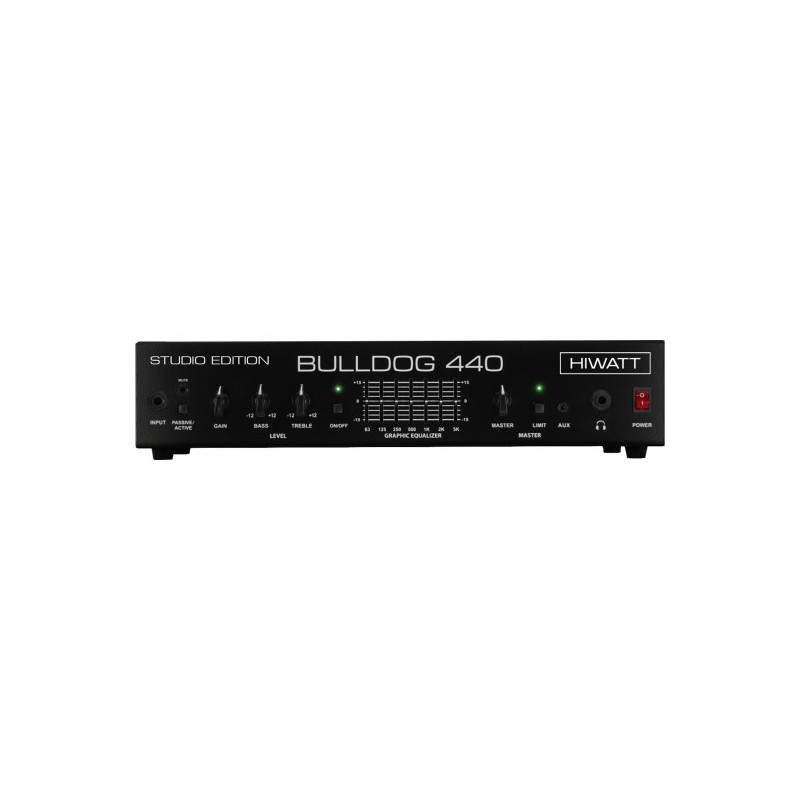 Image d'une Tête d'Ampli Basse Bulldog 440SH, de la marque Hiwatt