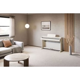 Image d'un Piano Numérique Meuble YDP-166, de couleur blanc bouleau, de la marque Yamaha