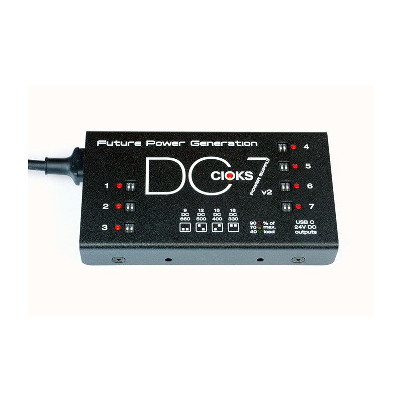 Image d'une Alimentation pour pédales DC7 V2, de la marque Cioks