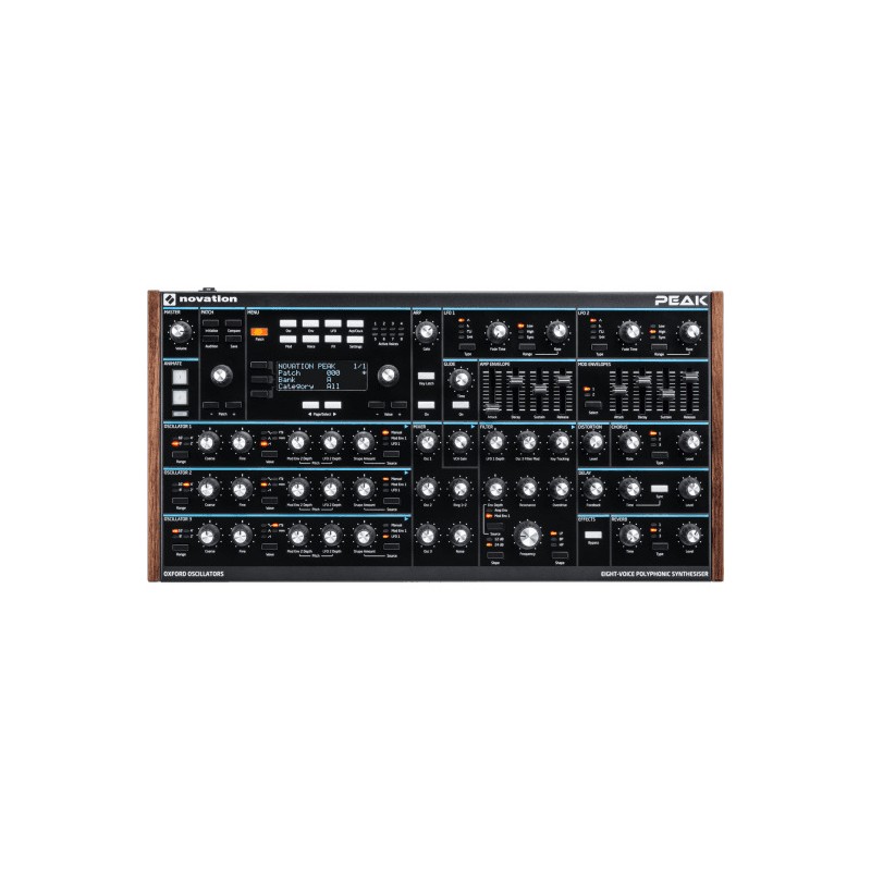 Image d'un Synthétiseur Hybride Peak, de la marque Novation