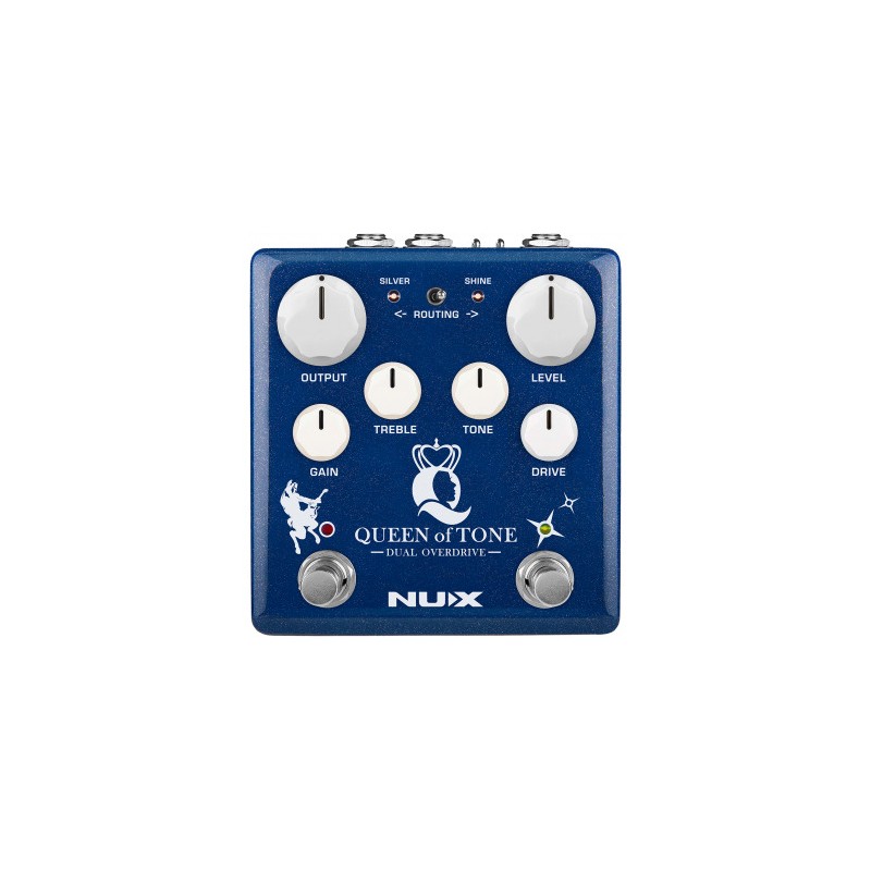 Image d'une Pédale Overdrive Queen Of Tune Dual, de la marque Nux
