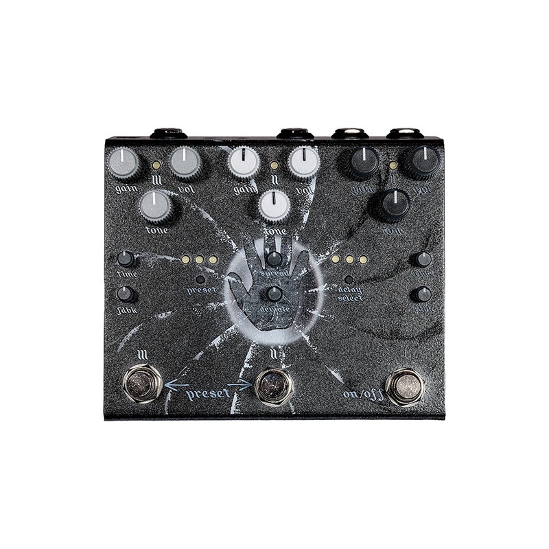 Image d'une Pédale Overdrive/Distorsion Beam Splitter V2, de couleur Cool, de la marque Old Blood Noise Endeavors