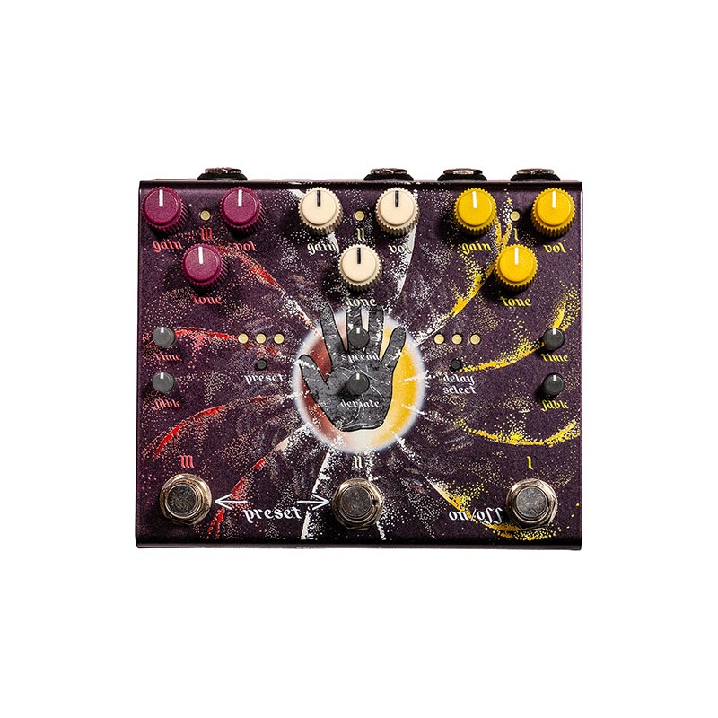 Image d'une Pédale Overdrive/Distorsion Beam Splitter V2, de couleur Cool, de la marque Old Blood Noise Endeavors