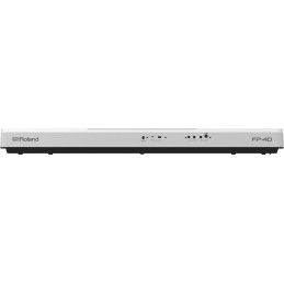 Image d'un Piano Numérique Portable FP-40, de couleur blanc, de la marque Roland