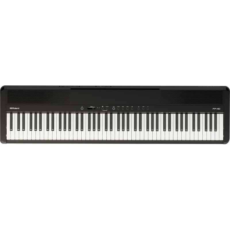 Image d'un Piano Numérique Portable FP-40, de couleur blanc, de la marque Roland