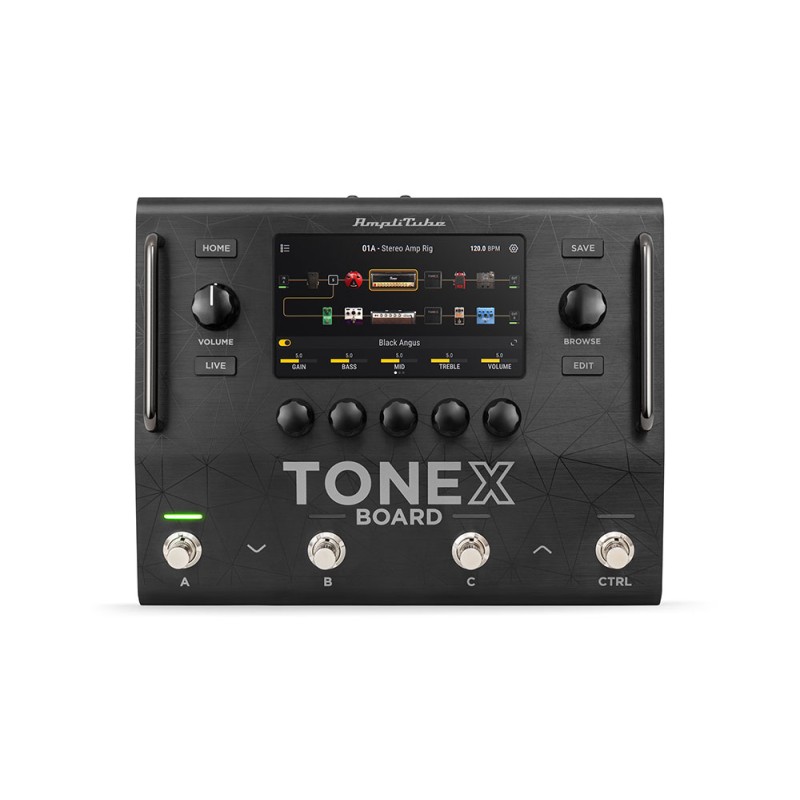 Image d'un Pédalier Multi-effets ToneX Board, de la marque  Ik Multimedia