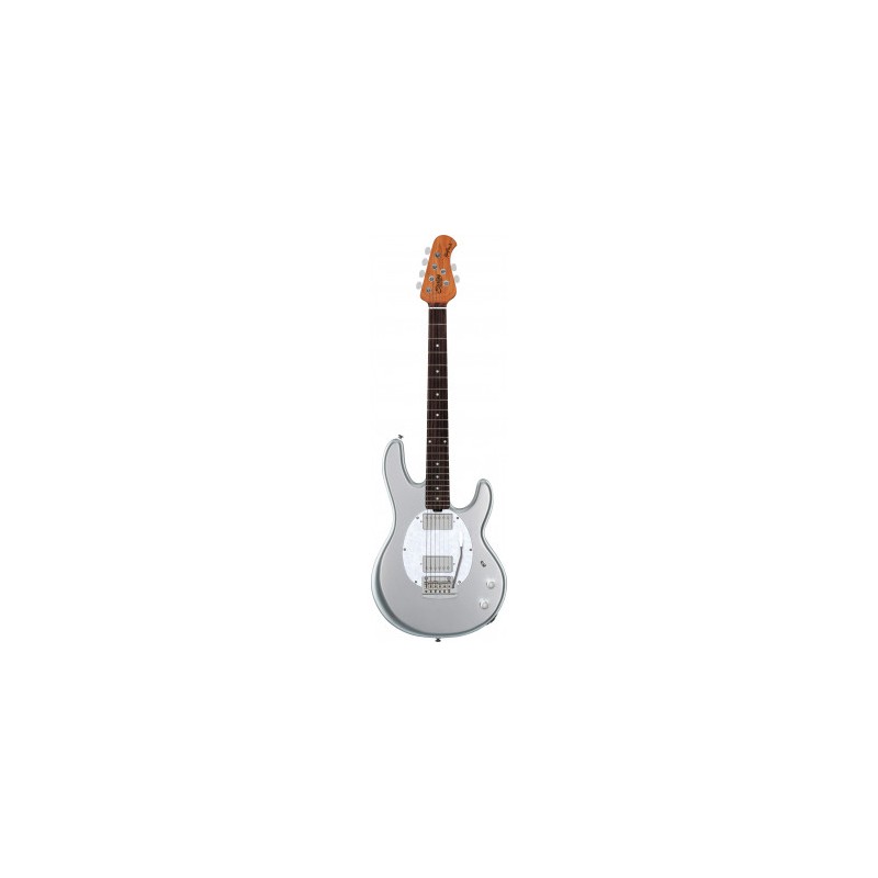 Image d'une Guitare Électrique StingRay 2, de la couleur Silver, de la marque  Sterling By Music Man