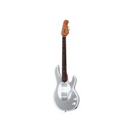 Image d'une Guitare Électrique StingRay 2, de la couleur Silver, de la marque  Sterling By Music Man