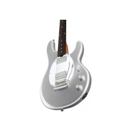 Image d'une Guitare Électrique StingRay 2, de la couleur Silver, de la marque  Sterling By Music Man