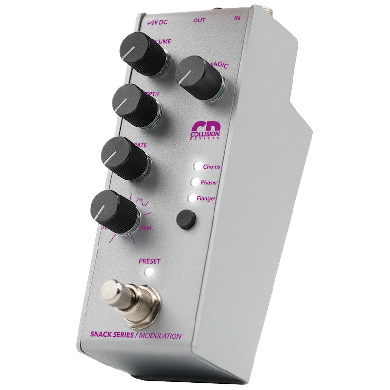 Image d'une Pédale de Modulation Snack Modulation, de la marque Collision Devices