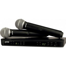 Image d'un Système Sans Fil Double BLX288E/PG58-H8E, de la marque Shure