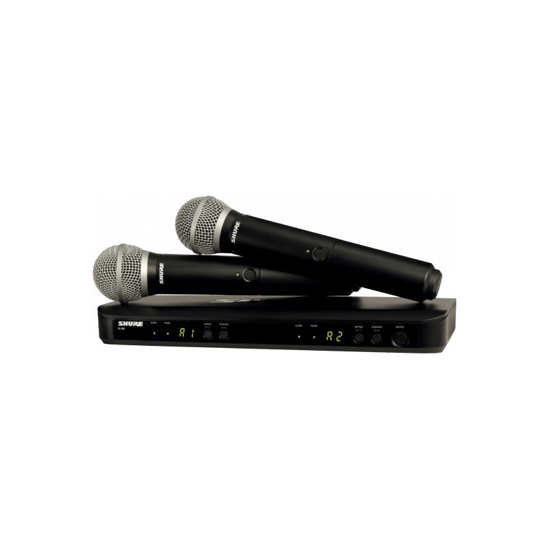 Image d'un Système Sans Fil Double BLX288E/PG58-H8E, de la marque Shure