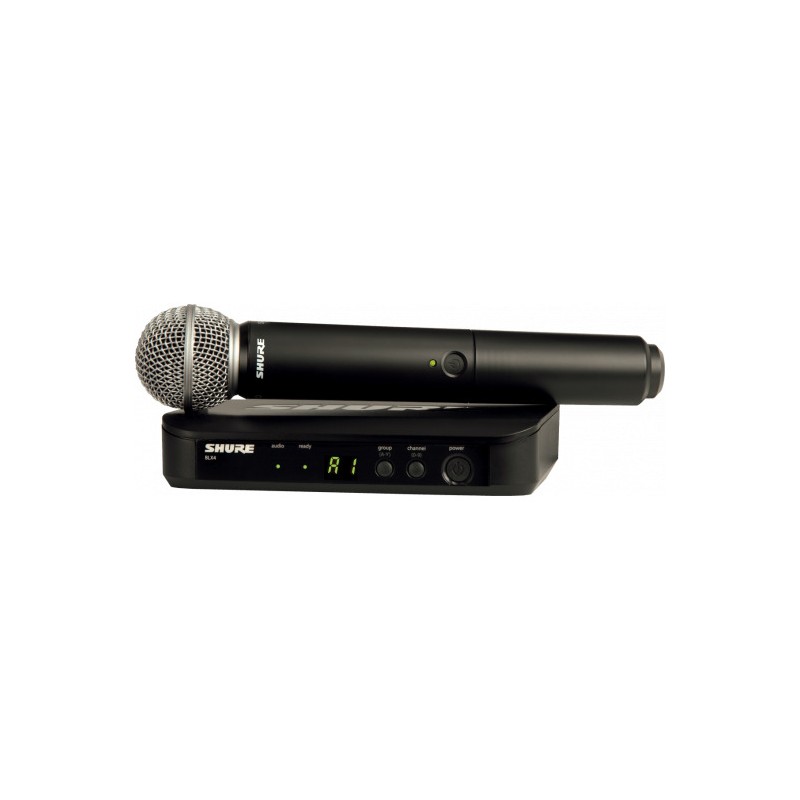 Image d'un Système Sans Fil BLX24 Avec Microphone SM58, de la marque Shure