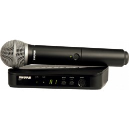Image d'un Système Sans Fil BLX24 avec Microphone Voix PG58, de la marque Shure