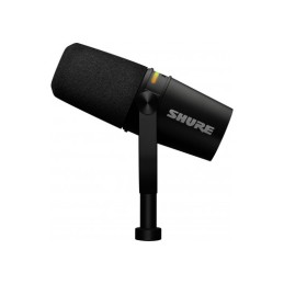 Image d'un Microphone de Podcast USB-C et SLR MV7+, de couleur noir, de la marque Shure