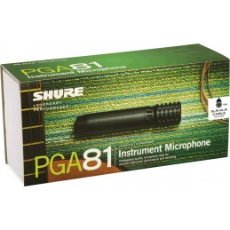 Image d'un Microphone Instrument Statique Cardioïde PGA81, de la marque Shure