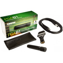 Image d'un Microphone Instrument Statique Cardioïde PGA81, de la marque Shure