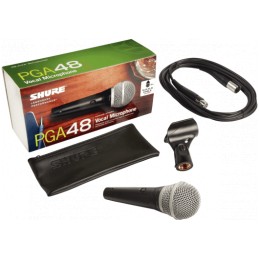Image d'un Microphone Dynamique Cardioïde Pour Voix PGA48, de la marque Shure