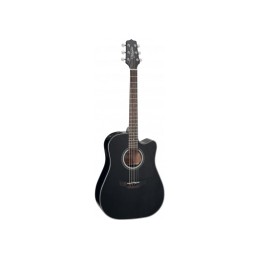 Image d'une Guitare Folk Électro-Acoustique Dreadnought GD30CE, de couleur noir, de la marque Takamine