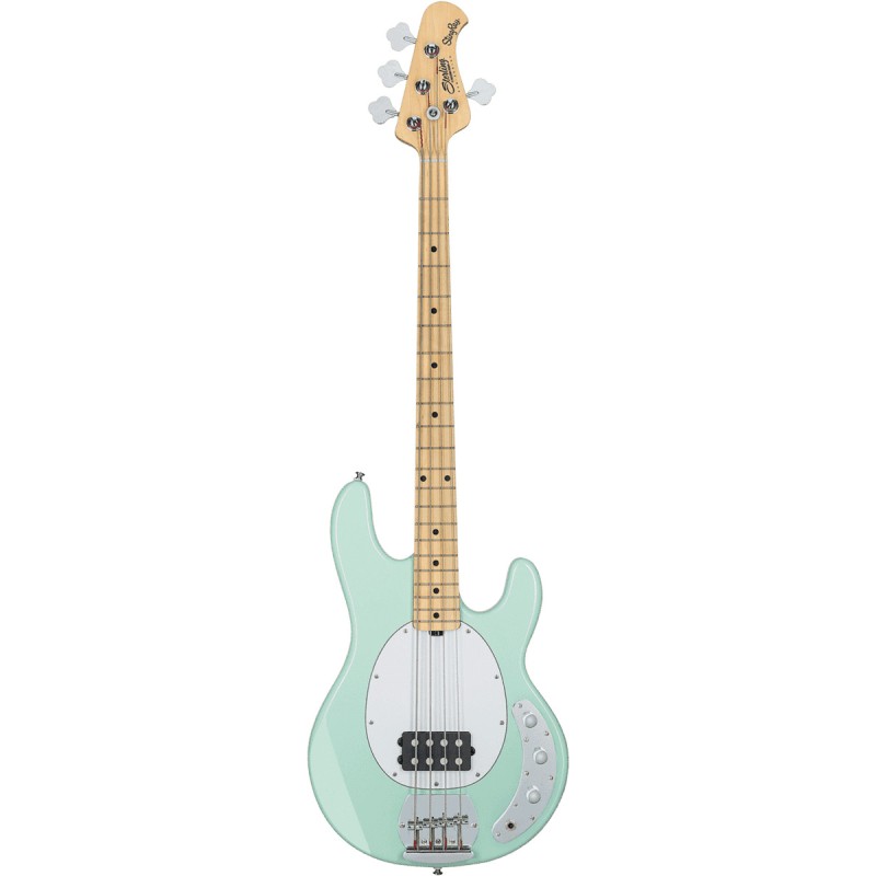 Image d'une Basse Électrique Stingray Ray4, de couleur mint green,  de la marque  Sterling By Music Man