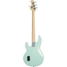 Image d'une Basse Électrique Stingray Ray4, de couleur mint green,  de la marque  Sterling By Music Man