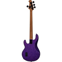 Image d'une Basse Électrique Stingray  RAY34, de couleur Purple Sparkle, de la marque  Sterling By Music Man