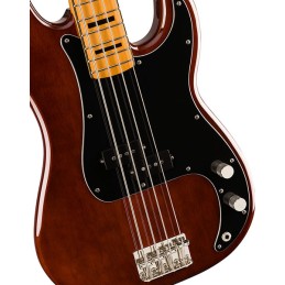 Image d'une Basse Électrique Classic Vibe '70S Precision Bass MN, de couleur walnut, de la marque Squier