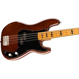 Image d'une Basse Électrique Classic Vibe '70S Precision Bass MN, de couleur walnut, de la marque Squier