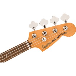 Image d'une Basse Électrique Classic Vibe '60s Mustang Bass, de couleur Olympic White, de la marque Squier