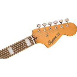 Image d'une Basse Électrique Classic Vibe Bass VI, de couleur noir, de la marque Squier