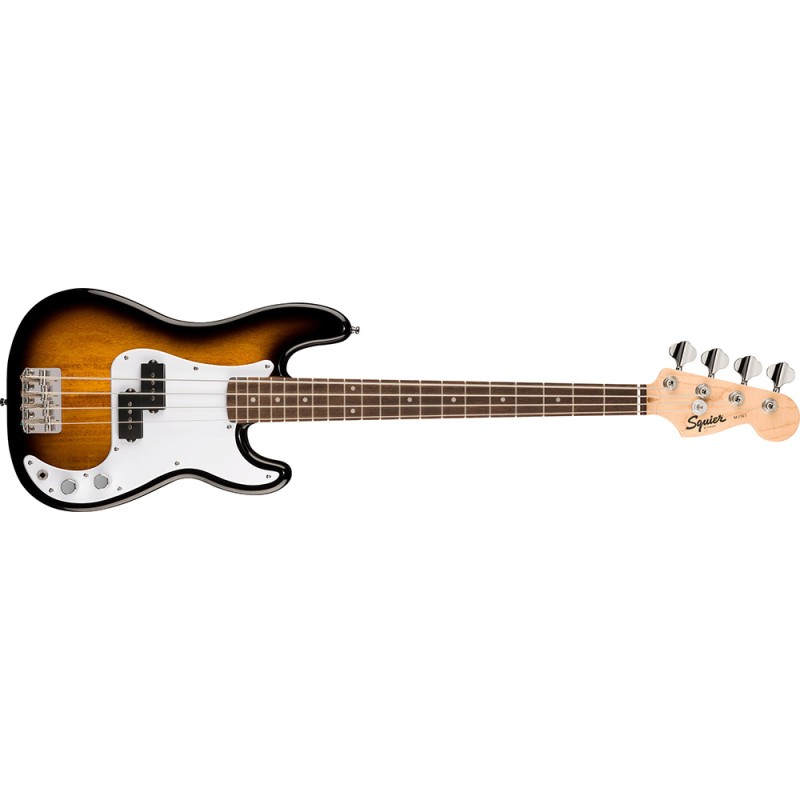 Image d'une Basse Électrique Mini Precision Bass, de couleur noir, de la marque Squier