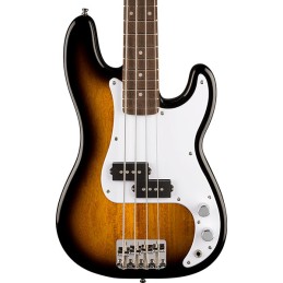 Image d'une Basse Électrique Mini Precision Bass, de couleur 2-Color Sunburst, de la marque  Squier