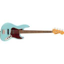 Image d'une Basse Électrique Classic Vibe '60s Jazz Bass, de couleur Daphne Blue, de la marque Squier