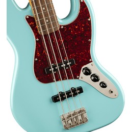 Image d'une Basse Électrique Classic Vibe '60s Jazz Bass, de couleur Daphne Blue, de la marque Squier