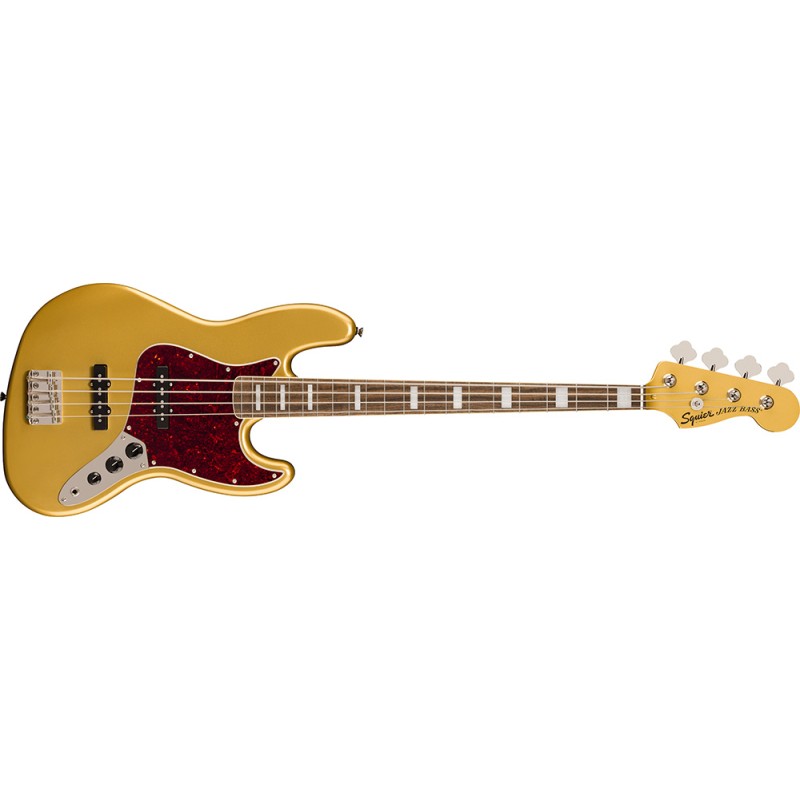 Image d'une Basse Électrique Classic Vibe '70S Jazz Bass, de couleur noir, de la marque Squier